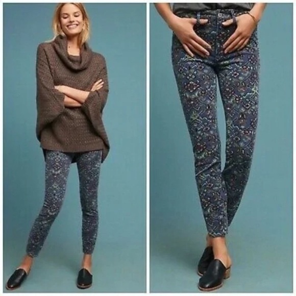 Anthropologie Pants - Anthropologie corduroy Pilcro and Letterman stretchy skinny jeans size 29